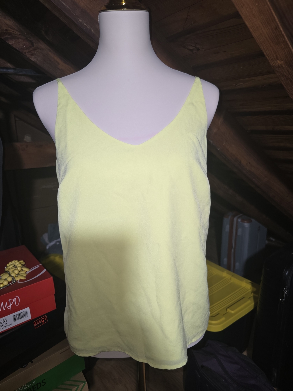 Banana Republic Pale Yellow Lightweight Camisole